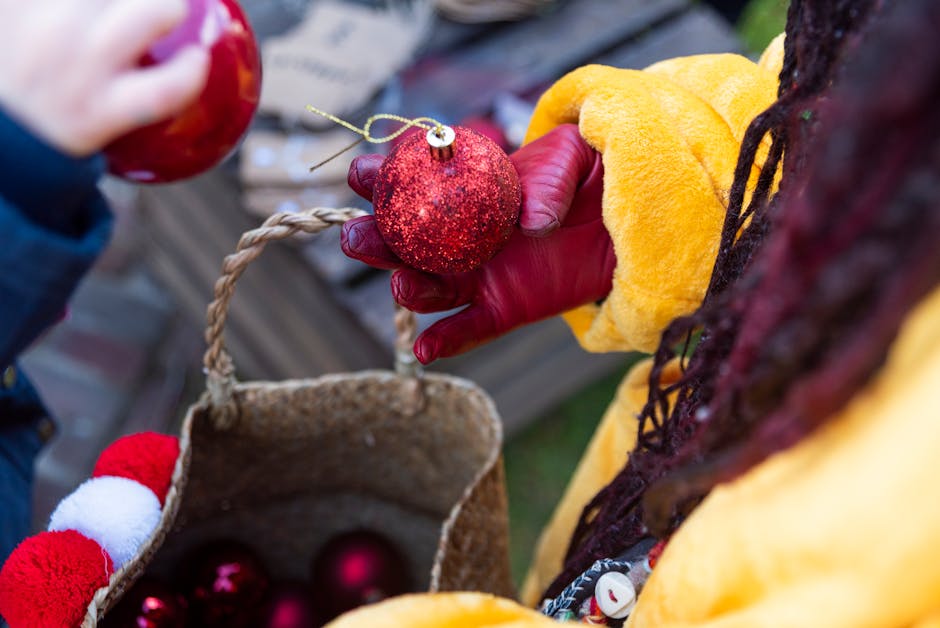 Vendors and guests at a seasonal market
